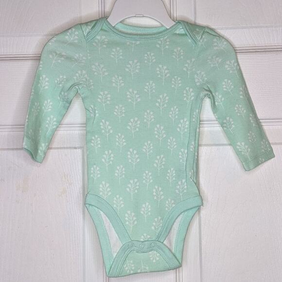 Target Cloud Island 4 Pk Long Sleeve Bodysuits Spring Florals & Patterns 0-3M - Picture 6 of 12